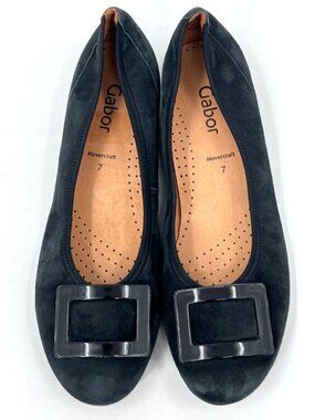 Gabor Suede Leather Comfort Flat Shoes